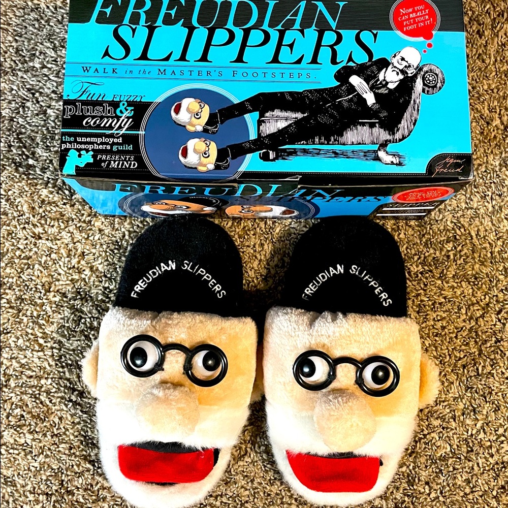 Freudian Slippers The Unemployed Philosophers Guild Freud Psychology-New In Box